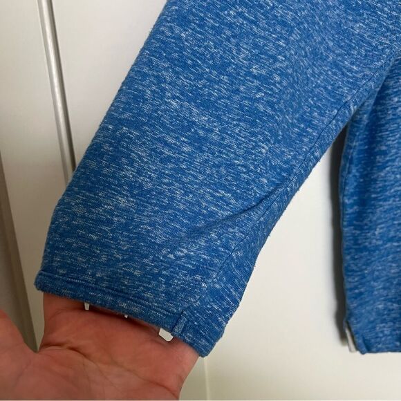 J Crew Mens Shirt Medium Blue Pullover Long Sleeve Crew Neck Outdoor Cotton - Picture 6 of 12